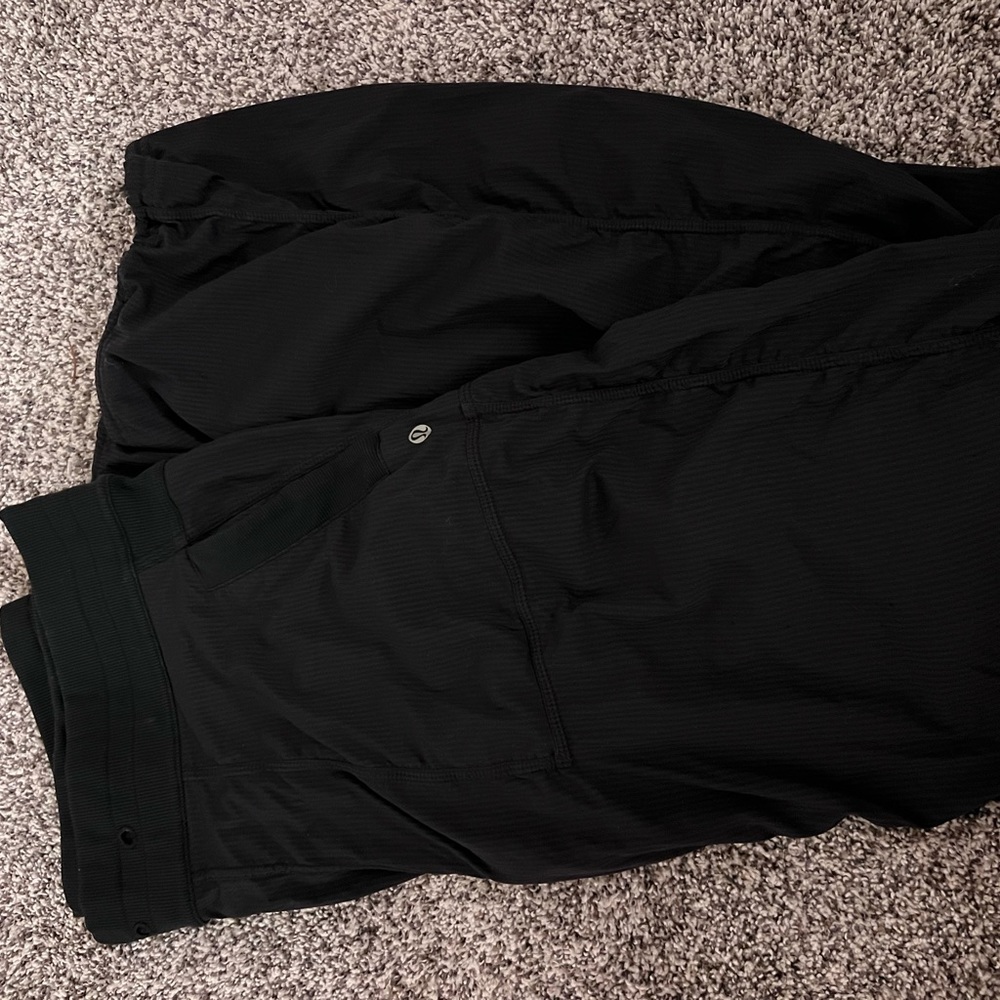 Black dance studio joggers .